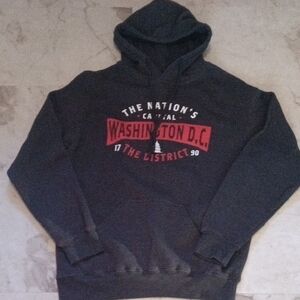 Washington D.C. Graphic Hoodie - Dark Grey